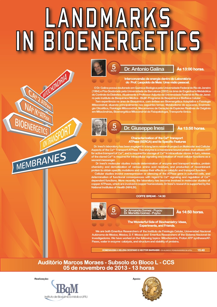 LANDMARKS IN BIOENERGETICS