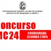 Concurso MC24 – Cronograma segunda etapa