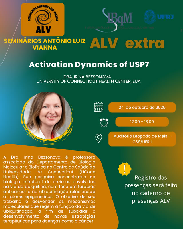 Cartaz de divulgação do ALV