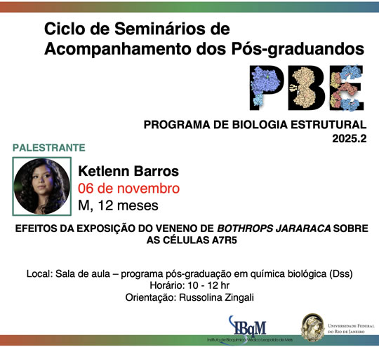 Cartaz de divulgação: Journal do PBE