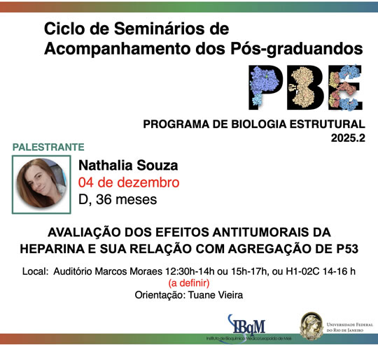 Cartaz de divulgação: Journal do PBE